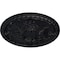 Ekena Millwork Tristan Ceiling Medallion (Fits Canopies up to 6 1/4"), Hand-Painted Steel Gray, 32 3/8"OD x 3 1/2"P CM32TNSGS - alternate 4